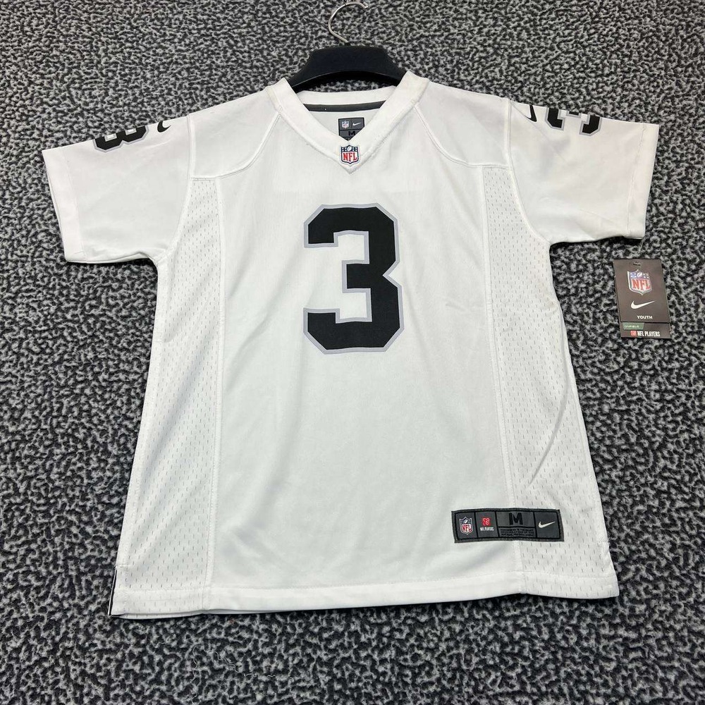 Las Vegas Raiders Palmer #3 Jersey Shirt Youth Medium 10-12 Nike NFL V-Neck‎ New